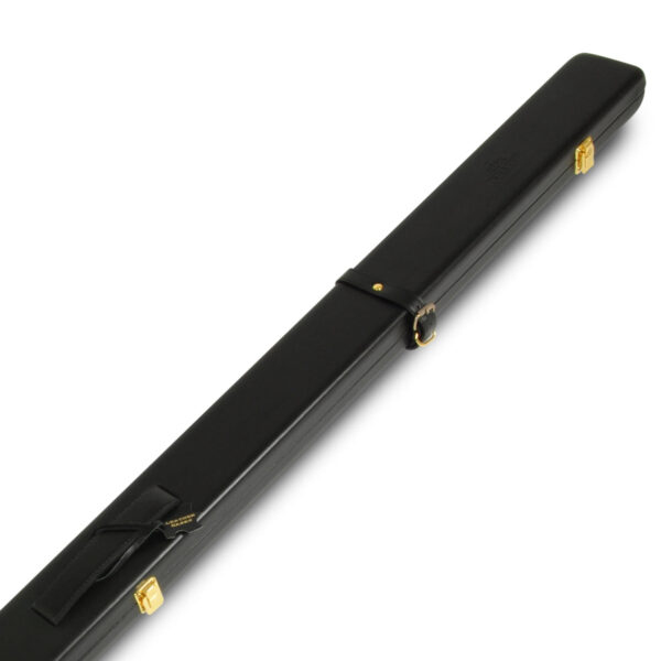 Peradon wide leather One piece Cue Case Black